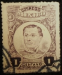 Stamps Mexico -  Ignacio Zaragoza