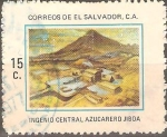 Stamps : America : El_Salvador :  INGENIO  CENTRAL  AZUCARERO  JIBOA