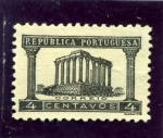 Stamps Portugal -  Templo a Diana en Evora