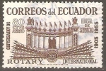 Stamps Ecuador -  50th  ANIVERSARIO  DE  LA  FUNDACIÒN  DEL  CLUB  ROTARIO.  LA  ROTONDA,  GUAYAQUIL.