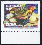 Stamps : America : Guatemala :  Gastronomía Guatemalteca - Pepián