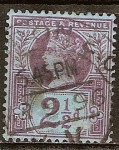 Stamps United Kingdom -  Reina Victoria.