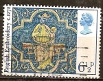Sellos de Europa - Reino Unido -  Navidad. Inglés Medieval Bordado Virgen y el Niño.
