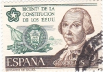Stamps Spain -  Bicentenario de la constitución de los EEUU  (16)