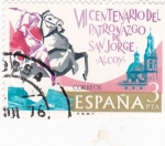 Sellos de Europa - Espa�a -  VI Centenario del patronazgo de San Jorge-Alcoy- (16)