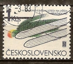 Sellos de Europa - Checoslovaquia -  XII.Campeonato del Mundo de Esquí de vuelo, Harrachov 1983.