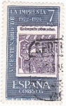 Stamps Spain -  V centenario de la imprenta (16)