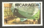 Sellos de America - Nicaragua -  75 anivº del Zeppelin