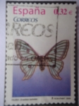 Stamps Spain -  Ed:4462 -  Graellsia Isabellae - Polilla Luna Española