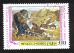 Sellos de Asia - Mongolia -  Pastores