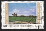 Stamps Mongolia -  Pinturas museo Nacional