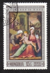 Stamps Mongolia -  Macchietti: Madonna y el niño