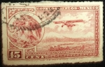 Stamps Mexico -  Escudo Nacional-Avión