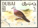 Stamps United Arab Emirates -  AVES.  TÒRTOLA.