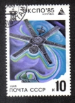 Stamps Russia -  Molniya-1 satélite de telecomunicaciones