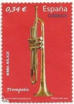 Stamps Spain -  INSTRUMENTOS MUSICALES. TROMPETA. EDIFIL 4549