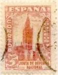 Sellos de Europa - Espa�a -  25 céntimos 1936