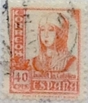 Stamps Spain -  40 céntimos 1937