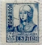Stamps Spain -  70 céntimos 1937
