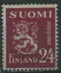 Stamps Finland -  S274 - Escudo Republica
