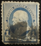 Stamps United States -  Benjamín Franklín