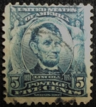 Sellos de America - Estados Unidos -  Abraham Lincoln