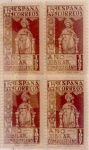 Stamps Spain -  4 x 15 céntimos 1937