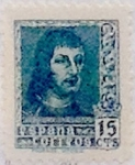 Stamps Spain -  15 céntimos 1938