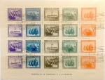 Sellos de Europa - Espa�a -  2, 3, 5, 10 y 30 céntimos 1938