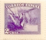 Stamps Spain -  2 céntimos 1938
