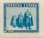 Stamps Spain -  3 céntimos 1938