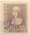 Stamps Spain -  40 céntimos 1938