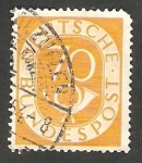 Sellos de Europa - Alemania -  22 - Corneta Postal