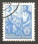 Stamps Germany -  122 - Patrón y obrero