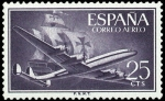 Stamps Spain -  ESPAÑA SEGUNDO CENTENARIO NUEV Nº 1170 ** 25C VIOLETA GRISACEO SANTA MARIA 