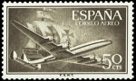 Stamps Spain -  ESPAÑA SEGUNDO CENTENARIO NUEV Nº 1171 ** 50C CASTAÑO OLIVA SANTA MARIA 