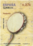 Sellos del Mundo : Europa : Espa�a : INSTRUMENTOS MUSICALES. PANDERETA. EDIFIL 4782