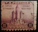 Stamps United States -  Federal Building