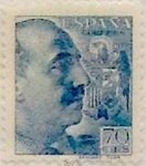 Stamps Spain -  70 céntimos 1939
