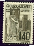 Sellos de Europa - Portugal -  8º Centenario de la Fundacion y III Centenario de la Restauracion de la Nacion Portuguesa. Alfonso I