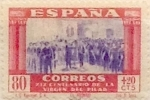 Stamps Spain -  80+20 céntimos 1940