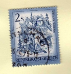 Stamps Austria -  Scott 961. Puente en Innbruck