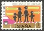 Stamps Spain -  2312 - Seguridad vial, Paso de peatones