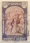 Stamps Spain -  1,20 pesetas + 30 céntimos 1940