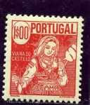 Stamps Portugal -  Trajes Regionales. Viana del Castillo