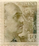 Stamps Spain -  40 céntimos 1940