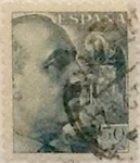 Stamps Spain -  50 céntimos 1940