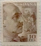 Stamps Spain -  10 pesetas 1940