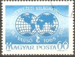Stamps Hungary -  SEXTO  CONGRESO  DE  LA  FEDERACIÒN  SINDICAL  MUNDIAL,  VARSOVIA.
