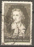 Stamps Romania -  FRIEDRICH  von  SCHILLER,  ESCRITOR.